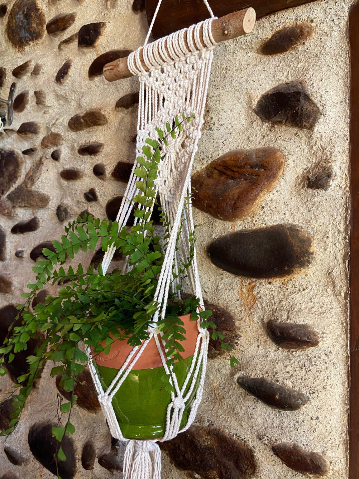 Kit Diy Macrame Porte Plante Mural N Chez Sandrine