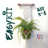 KIT DIY MACRAME <br>Porte Plante mural <br>N 4