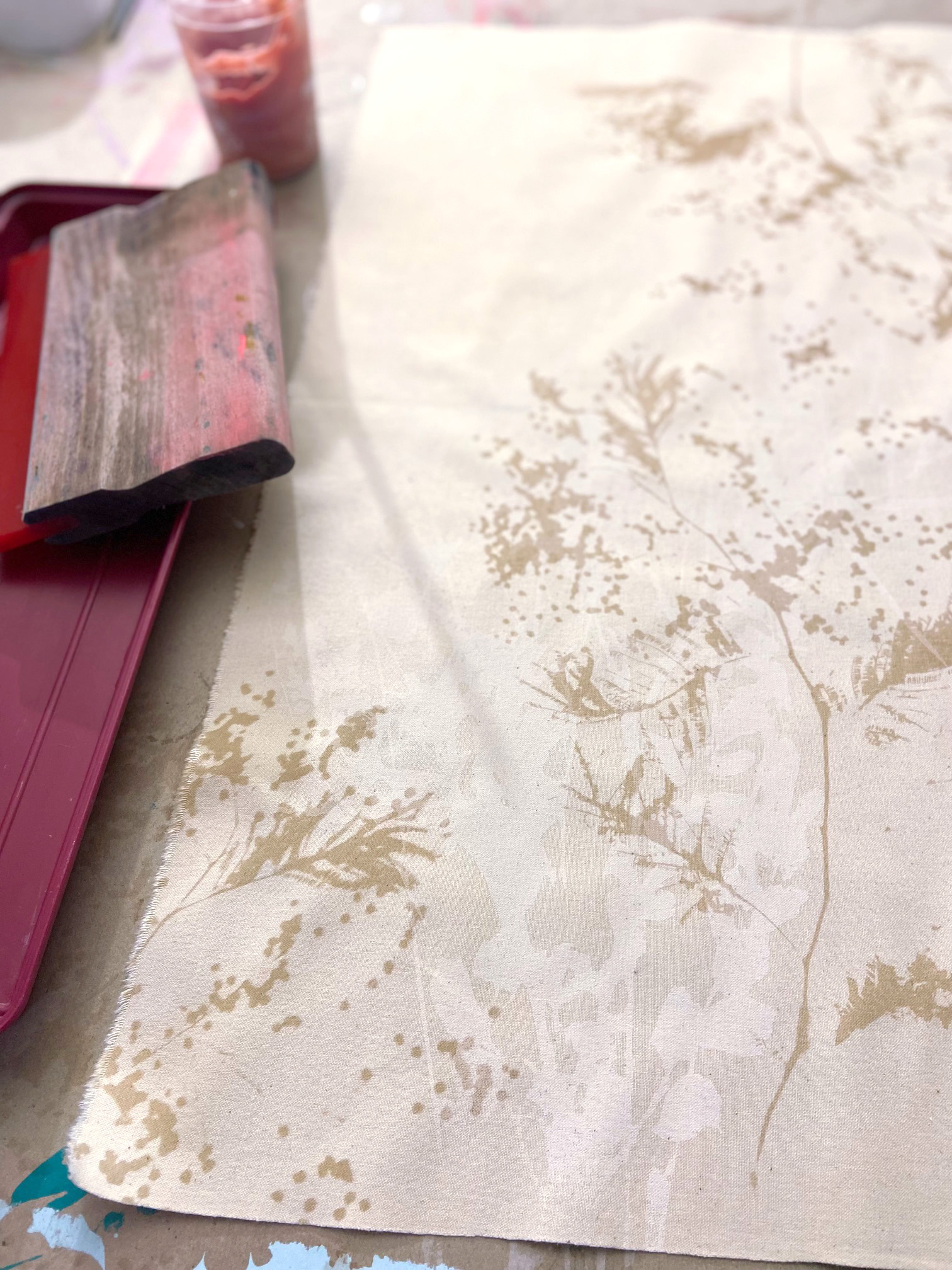 Impression en sérigraphie plusieurs couleurs