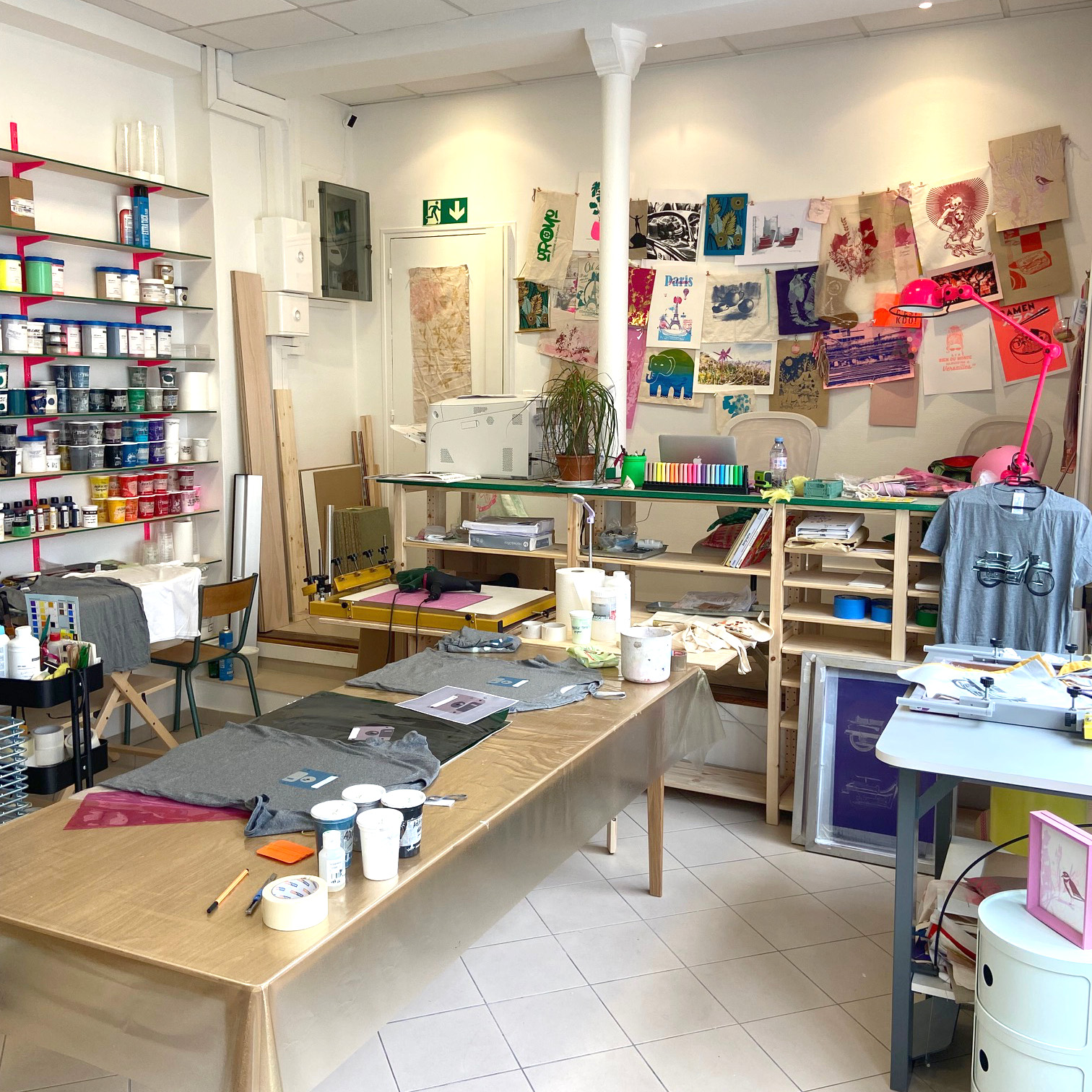 Atelier à louer Sérigraphie Paris 18